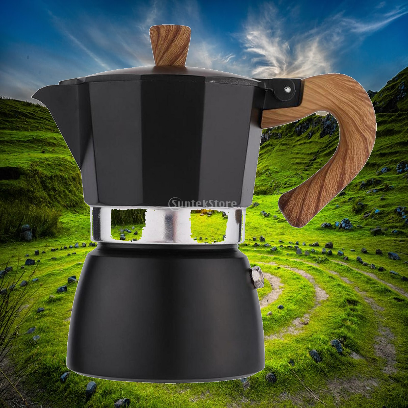 Camp Percolator Coffee - Aluminum Coffee Maker Coffee Brewer Percolator