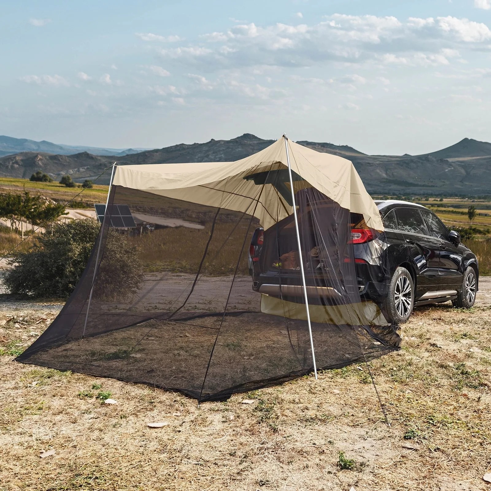 Outdoor Camping Van Tent - SUV Rear Tent for Camping Waterproof