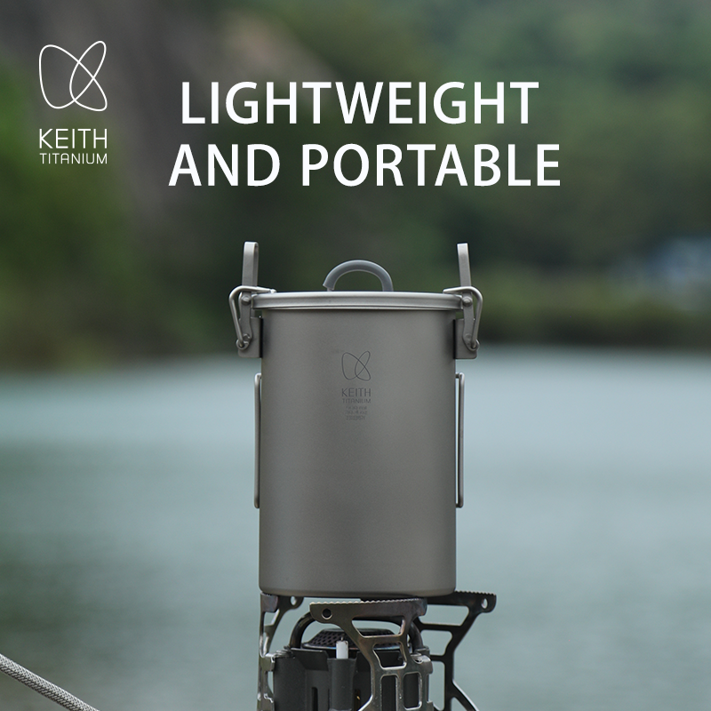 KEITH Pure Titanium Rice Cooke - огляд і ціна Camp Cooking Set