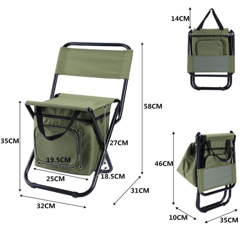 Portable Outdoor Folding Chair - огляд і ціна Outdoor Camping Folding Chair
