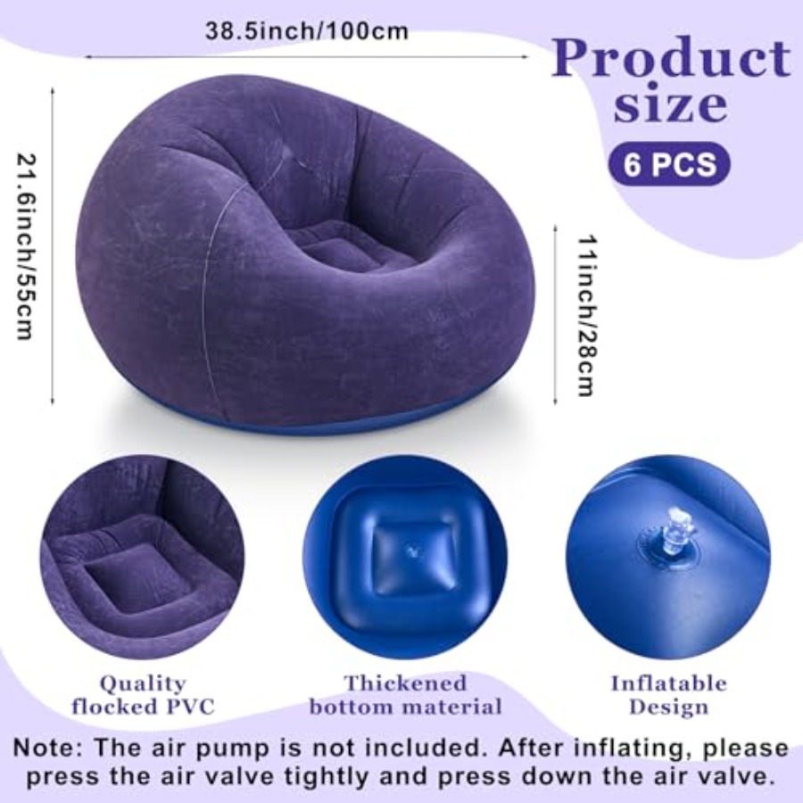 Inflatable Bean Bag Chairs Out - огляд і ціна Outdoor Camping Folding Chair