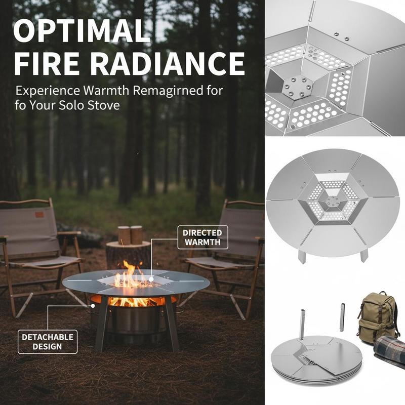 Fireplace Radiant Plate 20 inc - огляд і ціна Outdoor Camping Direct