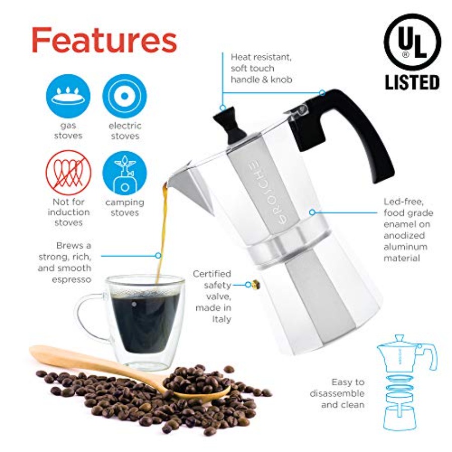 Milano Moka Pot 9 Espresso Cup - огляд і ціна Camp Percolator Coffee