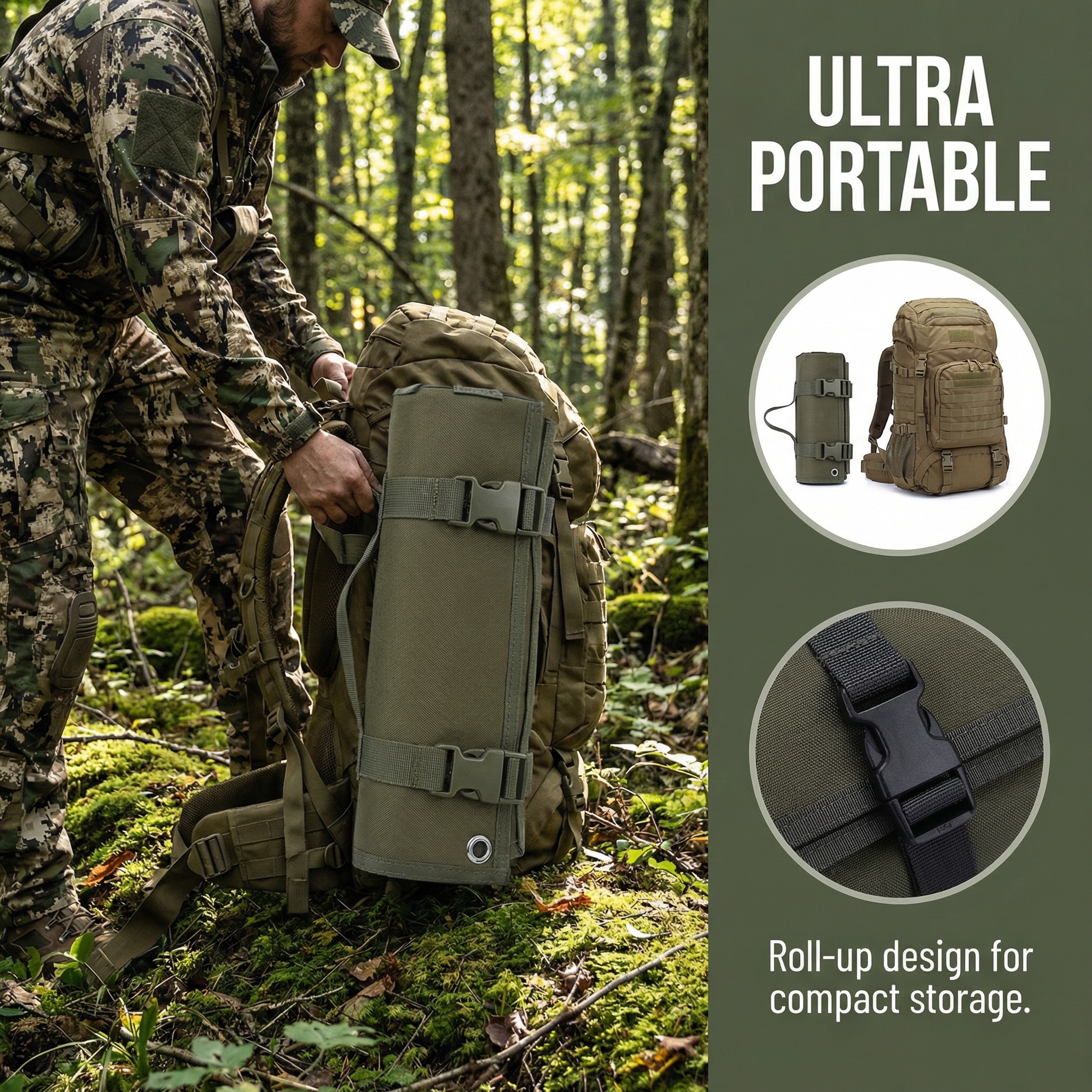 Double-Sided Waterproof Shooti - огляд і ціна Outdoor Camping Rug