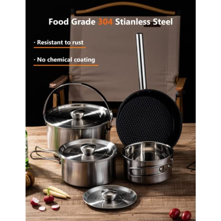 CampPro Camp Cooking Set for 4 - огляд і ціна Camp Cooking Set