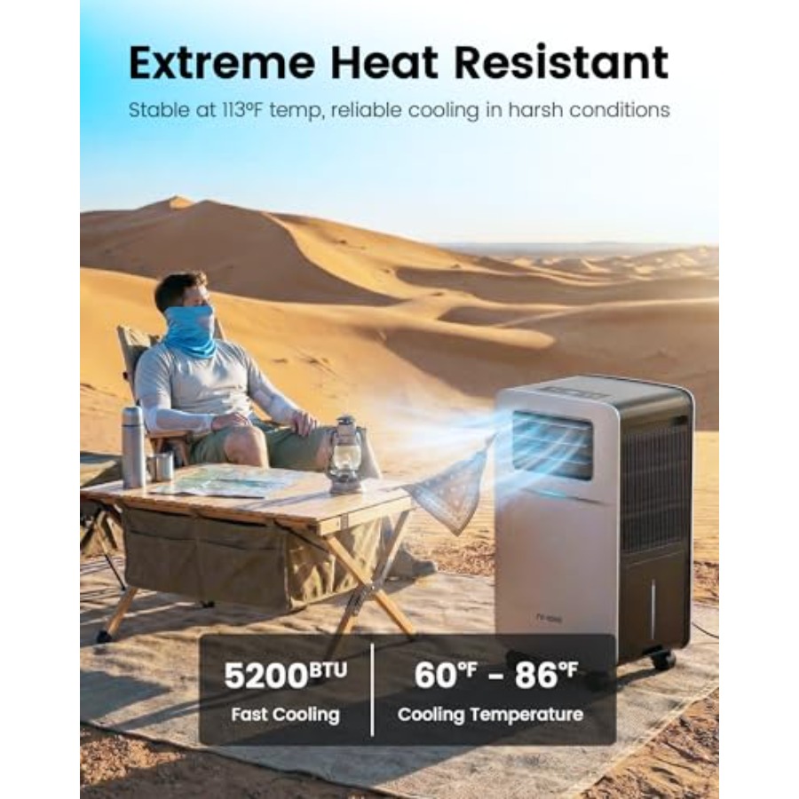 Portable camping air condition - огляд і ціна Outdoor Camping Van Tent