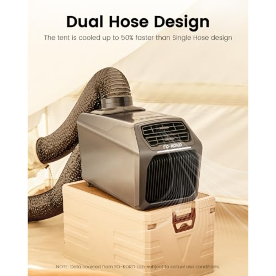 Portable Camping AC Heater: Du - огляд і ціна Outdoor Camping Van Tent