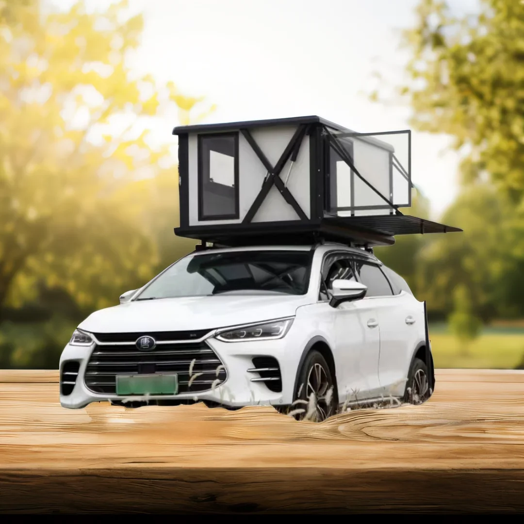 Auto Hard Shell Rooftop Tent 2 - огляд і ціна Outdoor Camping Jeep