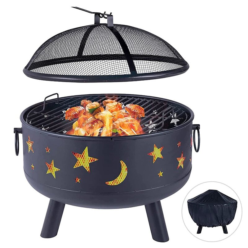 Custom Portable Iron Garden St - огляд і ціна Outdoor Camping Wood Burning Stove
