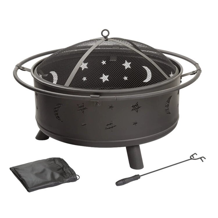 Custom Portable Iron Garden St - огляд і ціна Outdoor Camping Wood Burning Stove