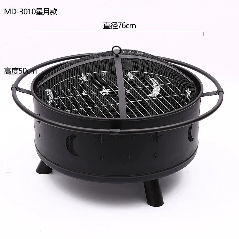 Custom Portable Iron Garden St - огляд і ціна Outdoor Camping Wood Burning Stove