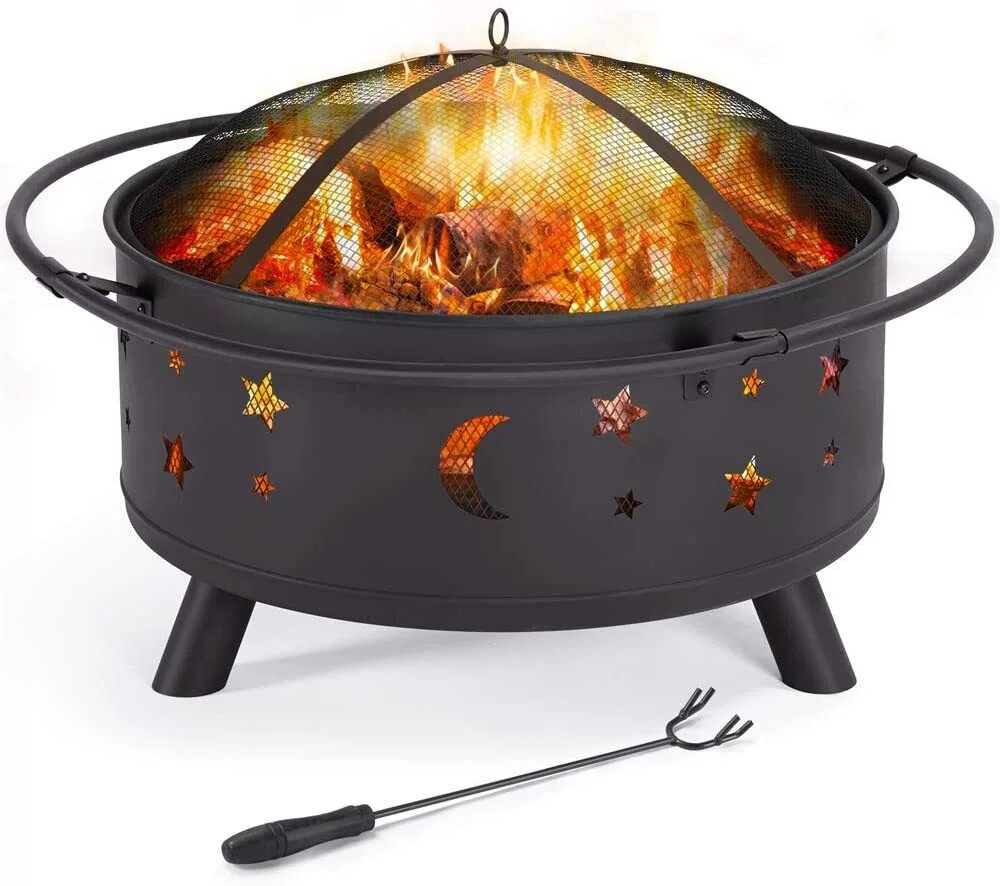 Custom Portable Iron Garden St - огляд і ціна Outdoor Camping Wood Burning Stove