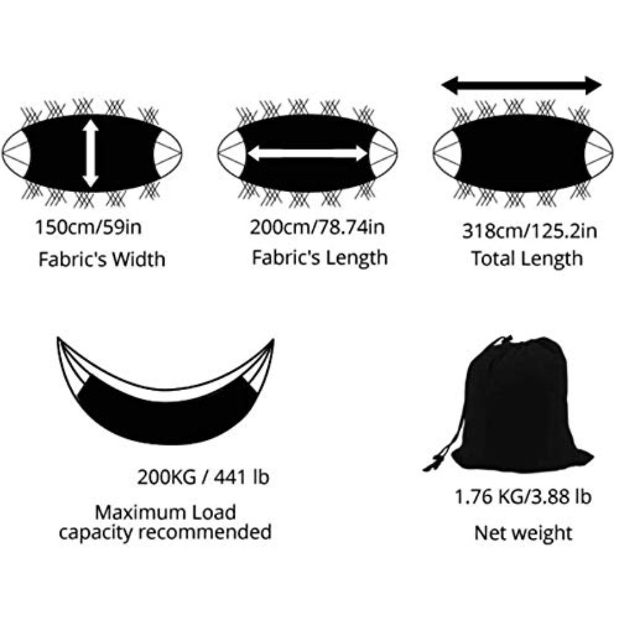 Hammock Double Hammocks for Ou - огляд і ціна Outdoor Camping Hammock
