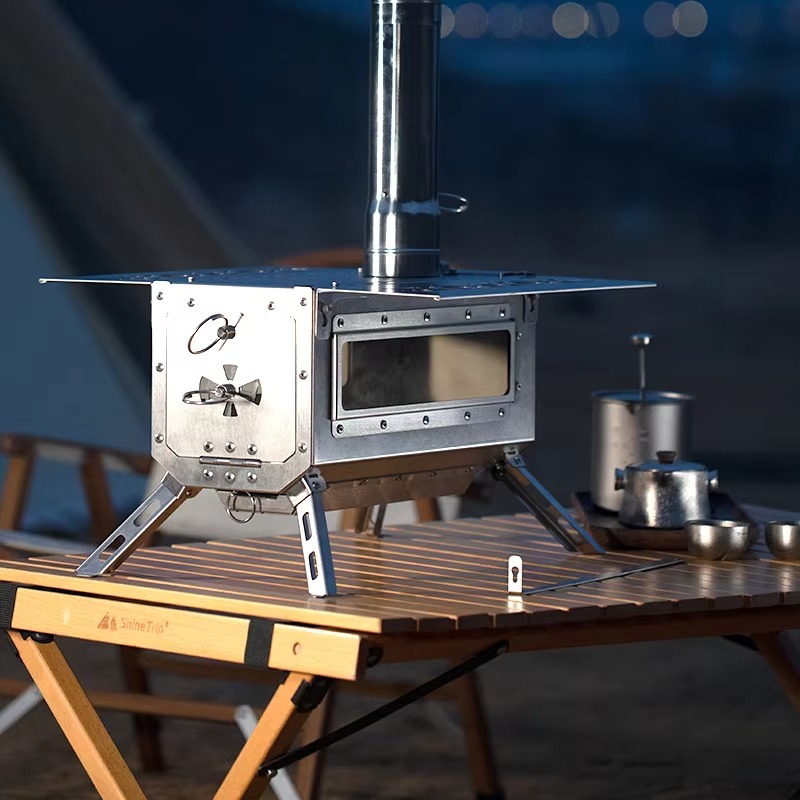 2026 Outdoor Portable Tent Cam - огляд і ціна Outdoor Camping Wood Burning Stove