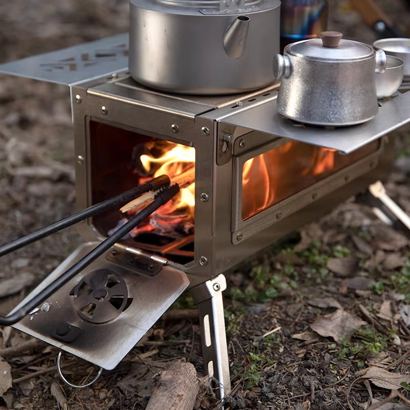 2026 Outdoor Portable Tent Cam - огляд і ціна Outdoor Camping Wood Burning Stove