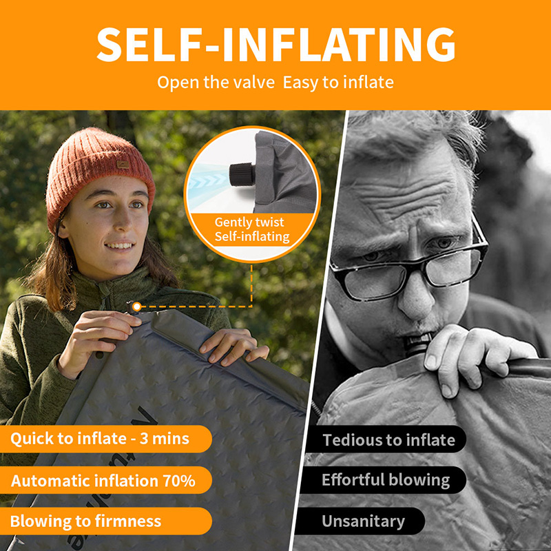 Naturehike D01 Self-inflating  - огляд і ціна Outdoor Camping Mattress