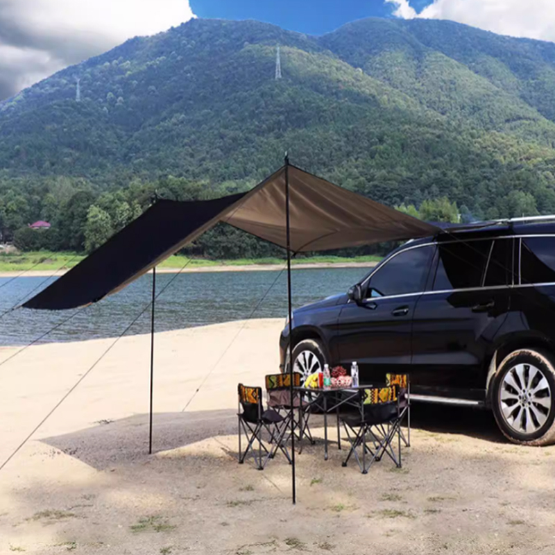 Waterproof Retractable Car Sid - огляд і ціна Outdoor Camping Van Tent