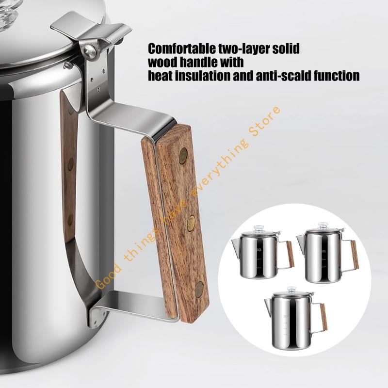 Sturdy Nonrust Steel Camping C - огляд і ціна Camp Percolator Coffee