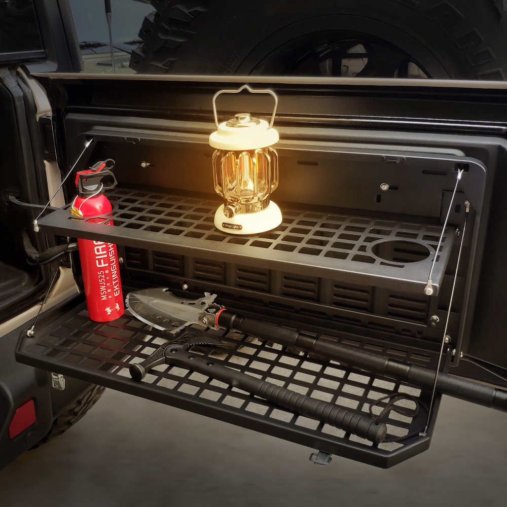 2-Tier Tailgate Table Rear Fol - огляд і ціна Outdoor Camping Jeep