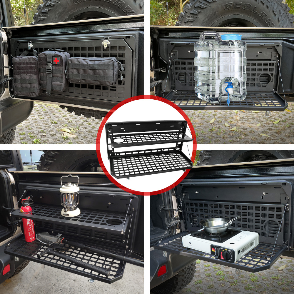 2-Tier Tailgate Table Rear Fol - огляд і ціна Outdoor Camping Jeep