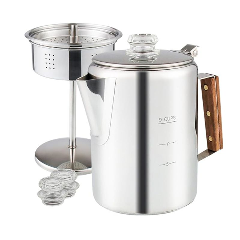 HOT Coffee Percolators Stoveto - огляд і ціна Camp Percolator Coffee