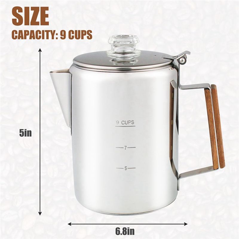 HOT Coffee Percolators Stoveto - огляд і ціна Camp Percolator Coffee