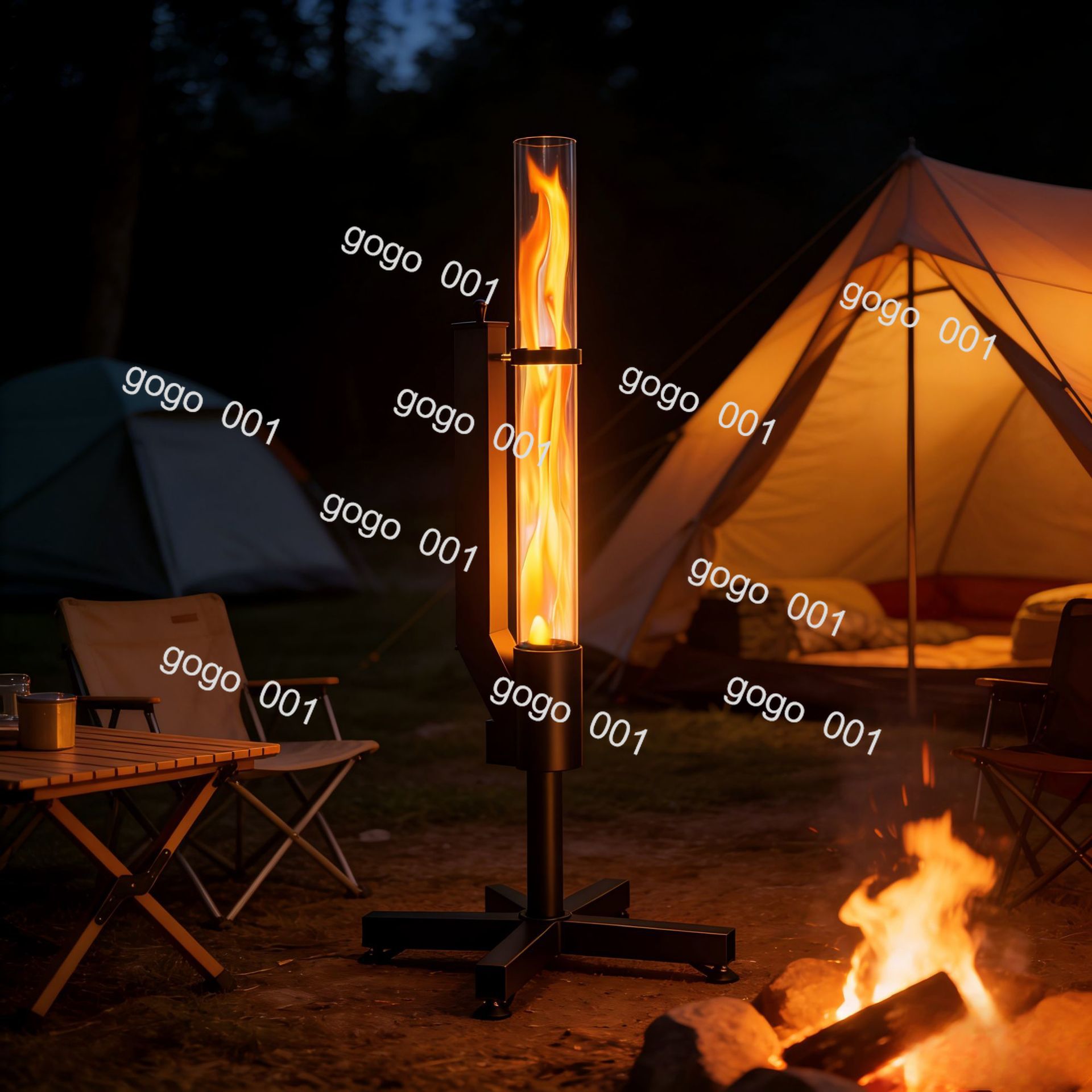 Vertical Outdoor Patio Heater, - огляд і ціна Outdoor Camping Wood Burning Stove