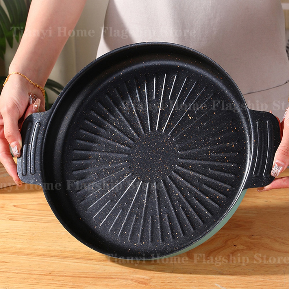 Grill Pan Round Non-Stick Barb - огляд і ціна Camp Cooking Set