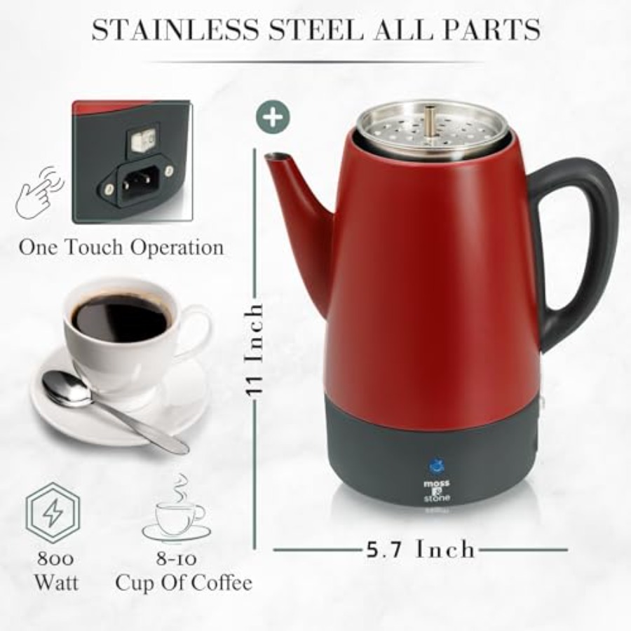 Electric Coffee Percolator for - огляд і ціна Camp Percolator Coffee