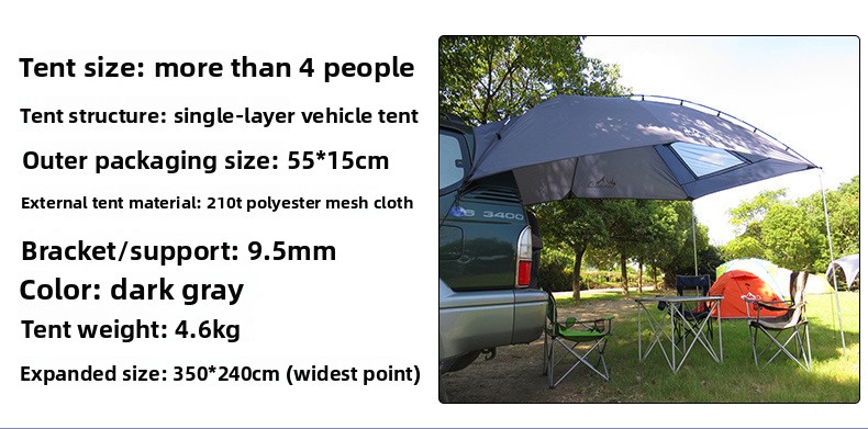 Outdoor Waterproof Car Tailgat - огляд і ціна Outdoor Camping Jeep