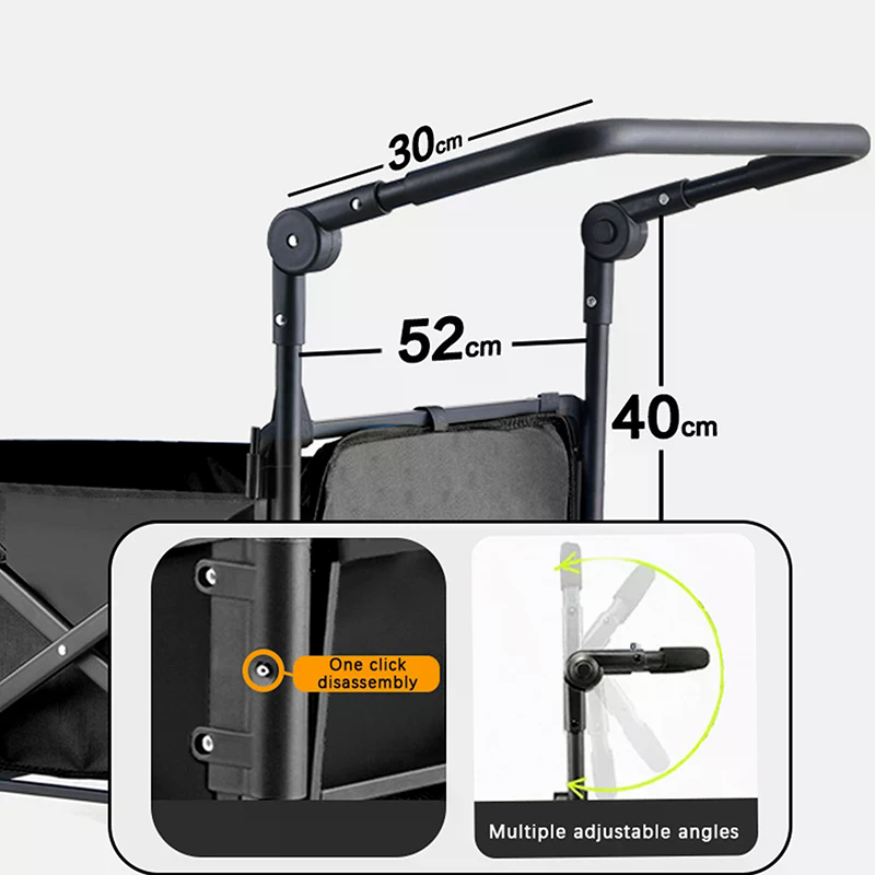 Foldable Folding Cart Push Han - огляд і ціна Outdoor Camping Vehicle