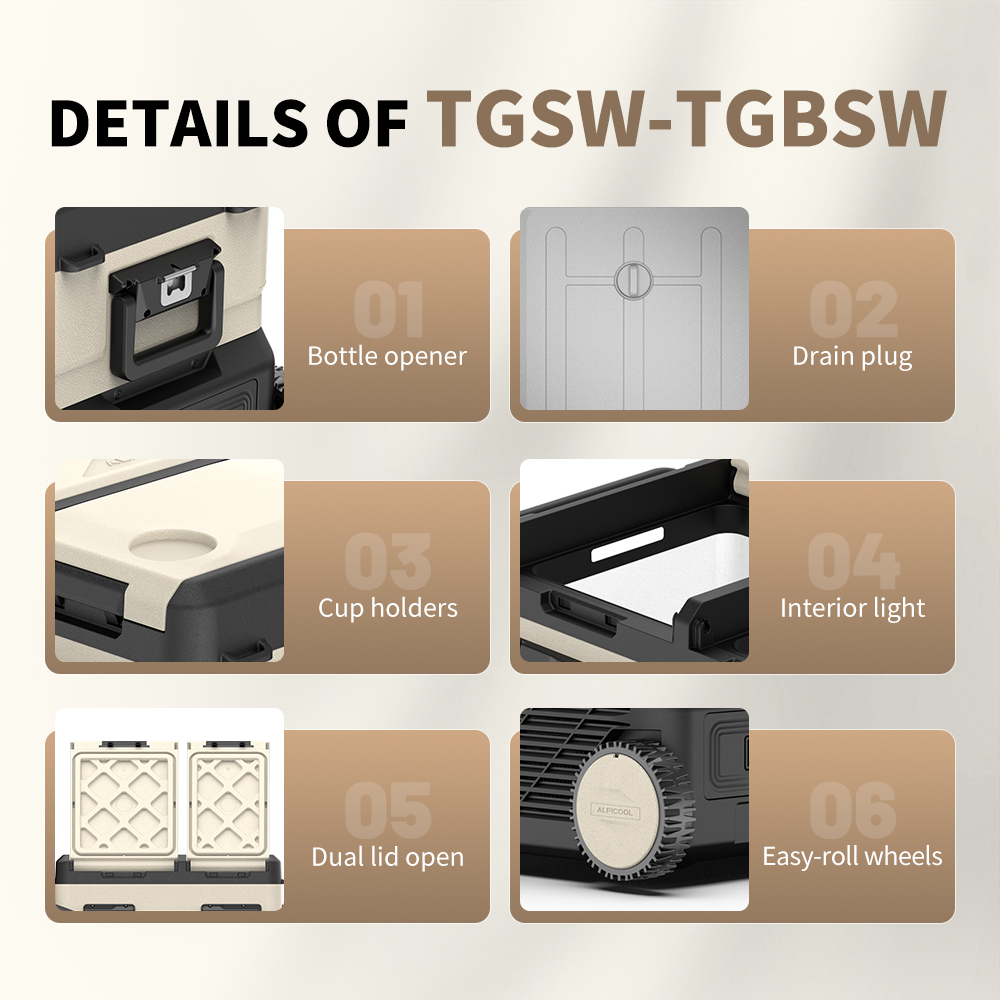 TGBSW35 12V Car Fridge Freezer - огляд і ціна Outdoor Camping Fridge