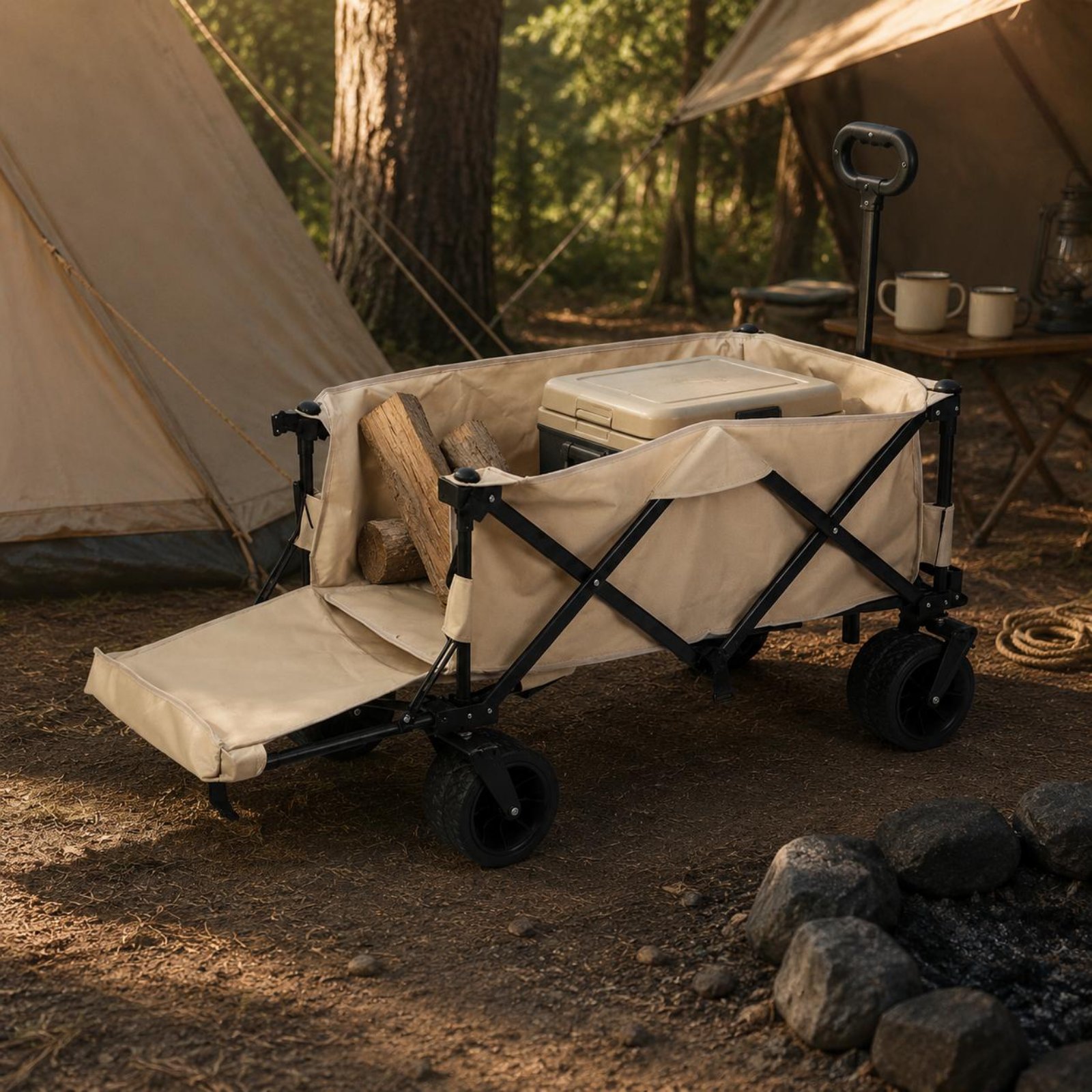 Wagon Table Vehicle Portable C - огляд і ціна Outdoor Camping Vehicle