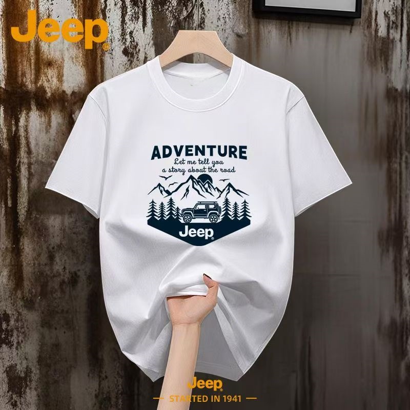 Jeep Men 230g 100% Cotton T Sh - огляд і ціна Outdoor Camping Jeep