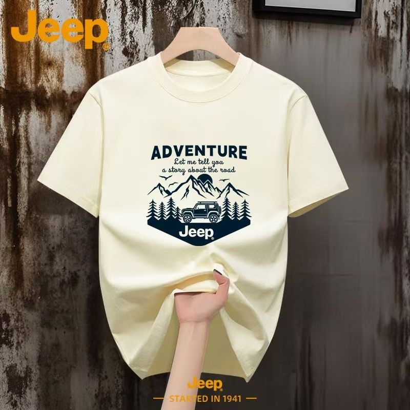 Jeep Men 230g 100% Cotton T Sh - огляд і ціна Outdoor Camping Jeep