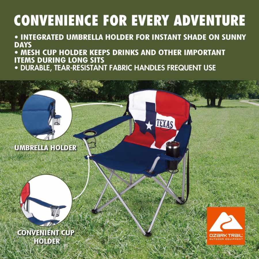 Comfortable Camp Chair for Big - огляд і ціна Outdoor Camping In Texas