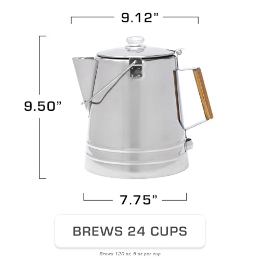 Camping coffee percolator stai - огляд і ціна Camp Percolator Coffee