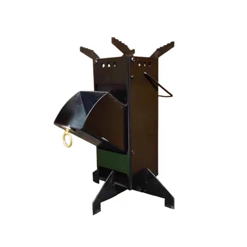 Portable rocket stove, thick m - огляд і ціна Outdoor Camping Wood Burning Stove