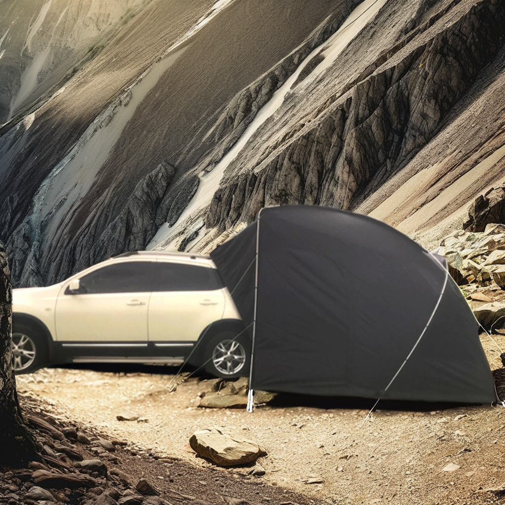 Portable Outdoor Folding Car T - огляд і ціна Outdoor Camping Van Tent