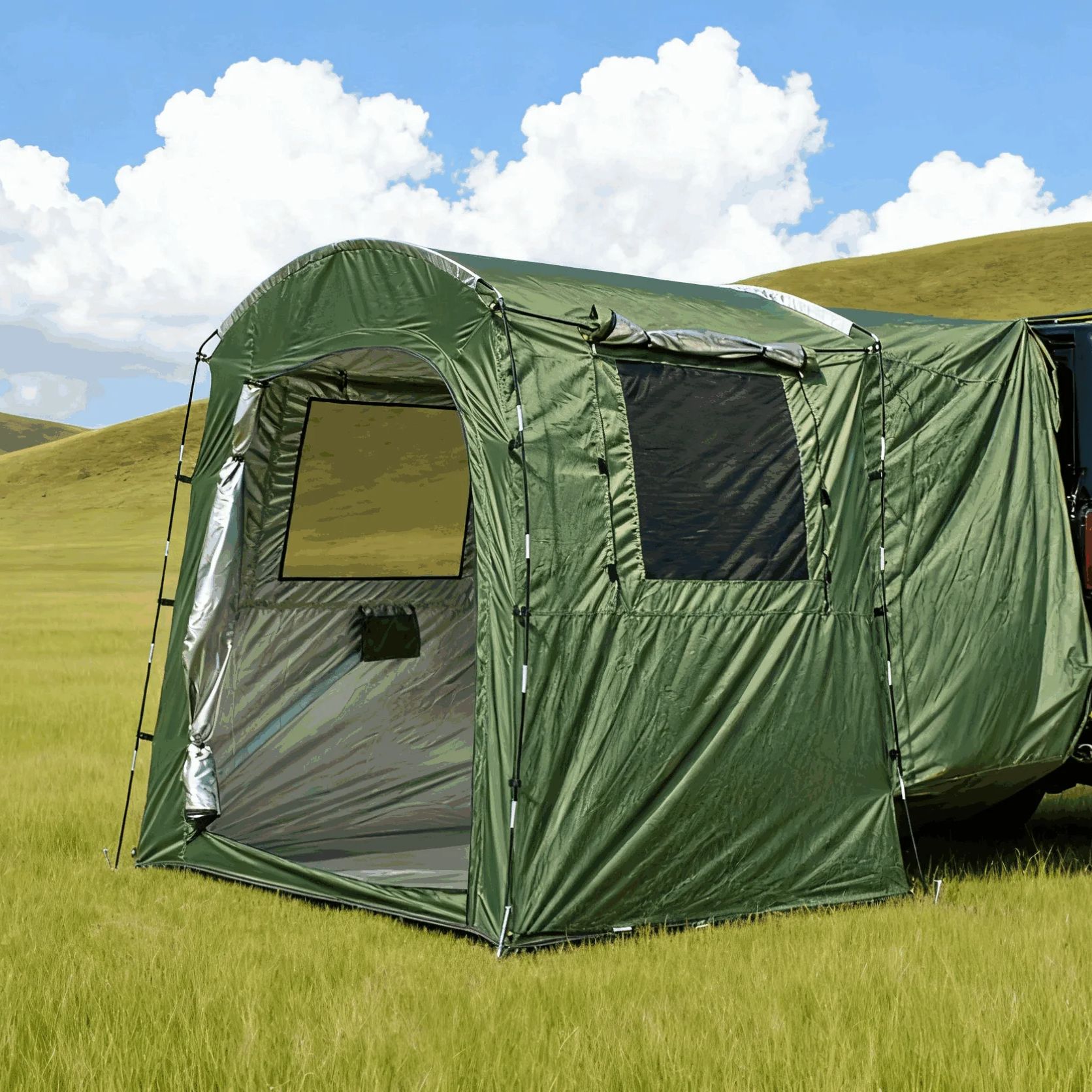 Outdoor Trunk Extension Tent 4 - огляд і ціна Outdoor Camping Van Tent