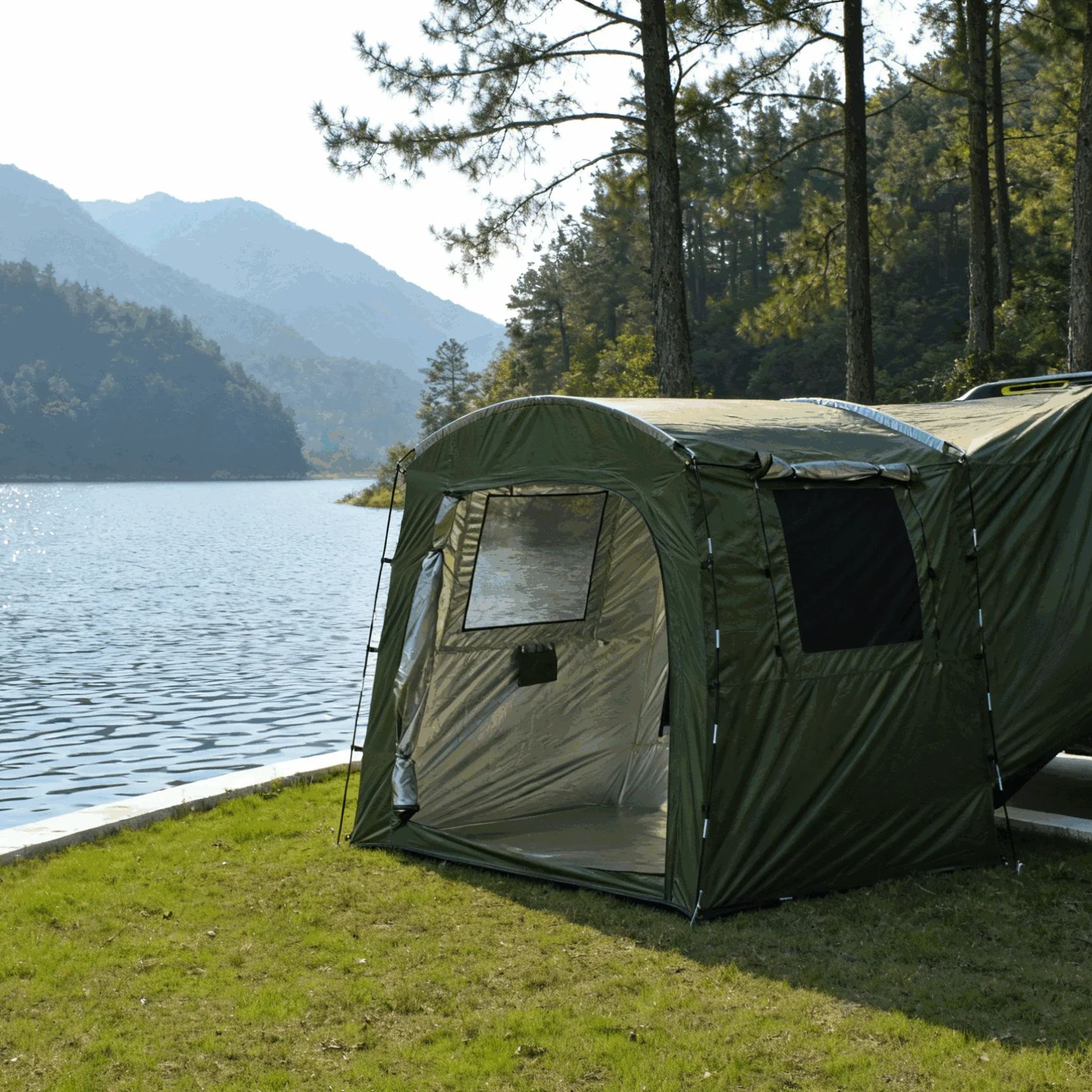 Outdoor Trunk Extension Tent 4 - огляд і ціна Outdoor Camping Van Tent