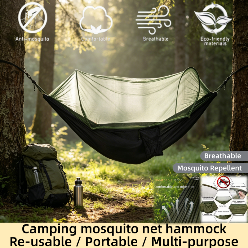 Portable outdoor camping hammo - огляд і ціна Outdoor Camping Hammock