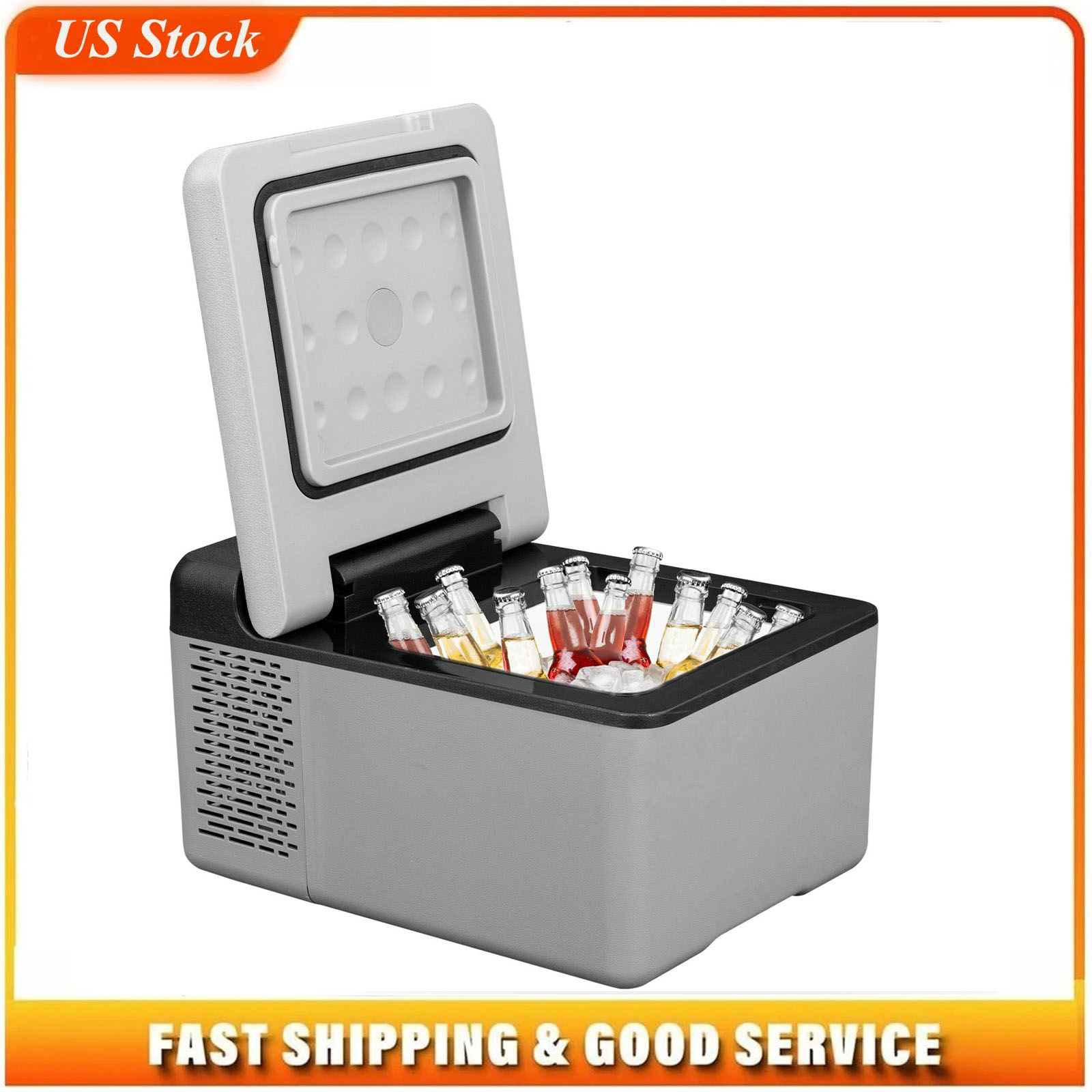 12 Volt Refrigerator 10 Qt, Po - огляд і ціна Outdoor Camping Fridge