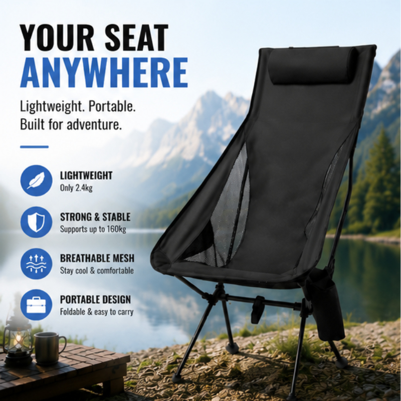 Fishing Portable Foldable Camp - огляд і ціна Outdoor Camping Folding Chair