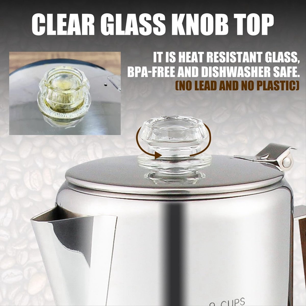 A56K Coffee Percolators Stovet - огляд і ціна Camp Percolator Coffee