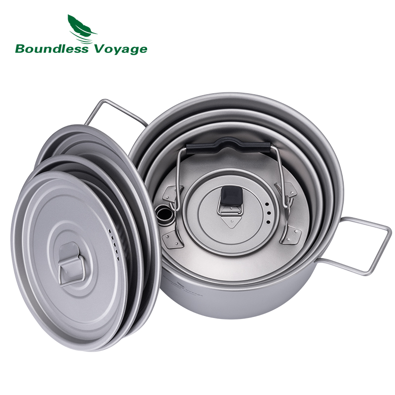 Boundless Voyage Titanium Pot  - огляд і ціна Camp Cooking Set