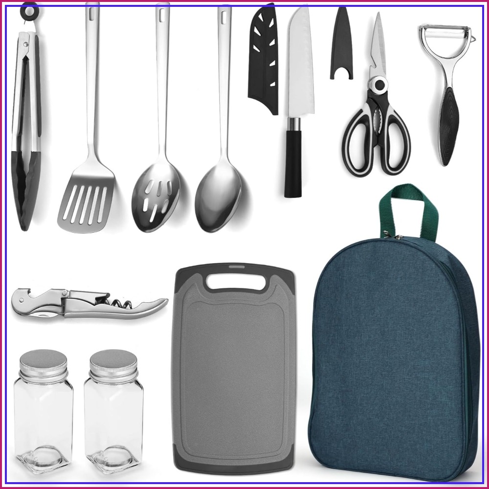 Camping Cooking Utensil Set 10 - огляд і ціна Camp Cooking Set