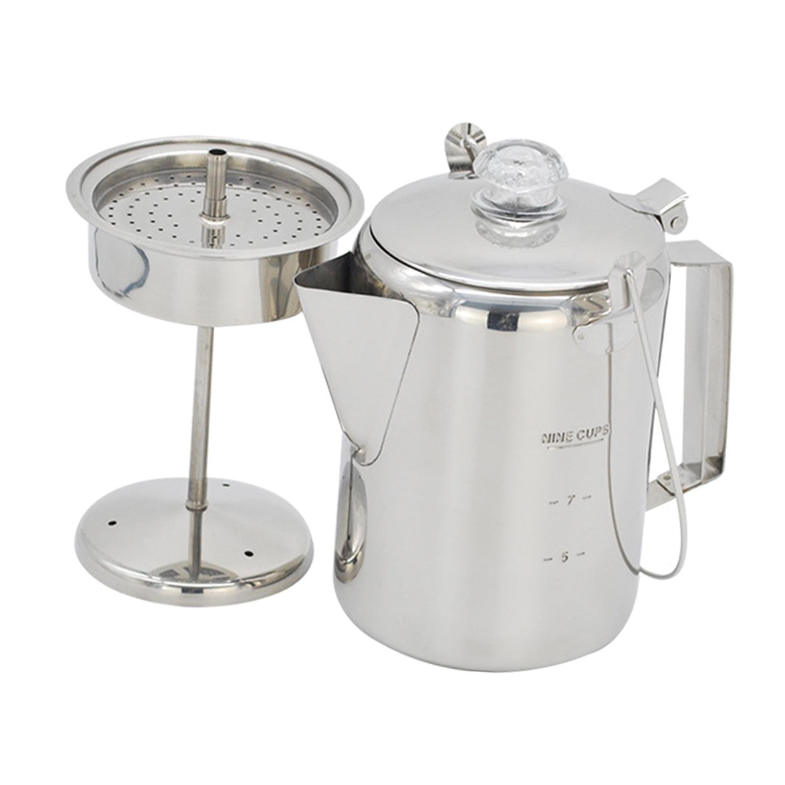 Outdoor Stainless Steel Campin - огляд і ціна Camp Percolator Coffee
