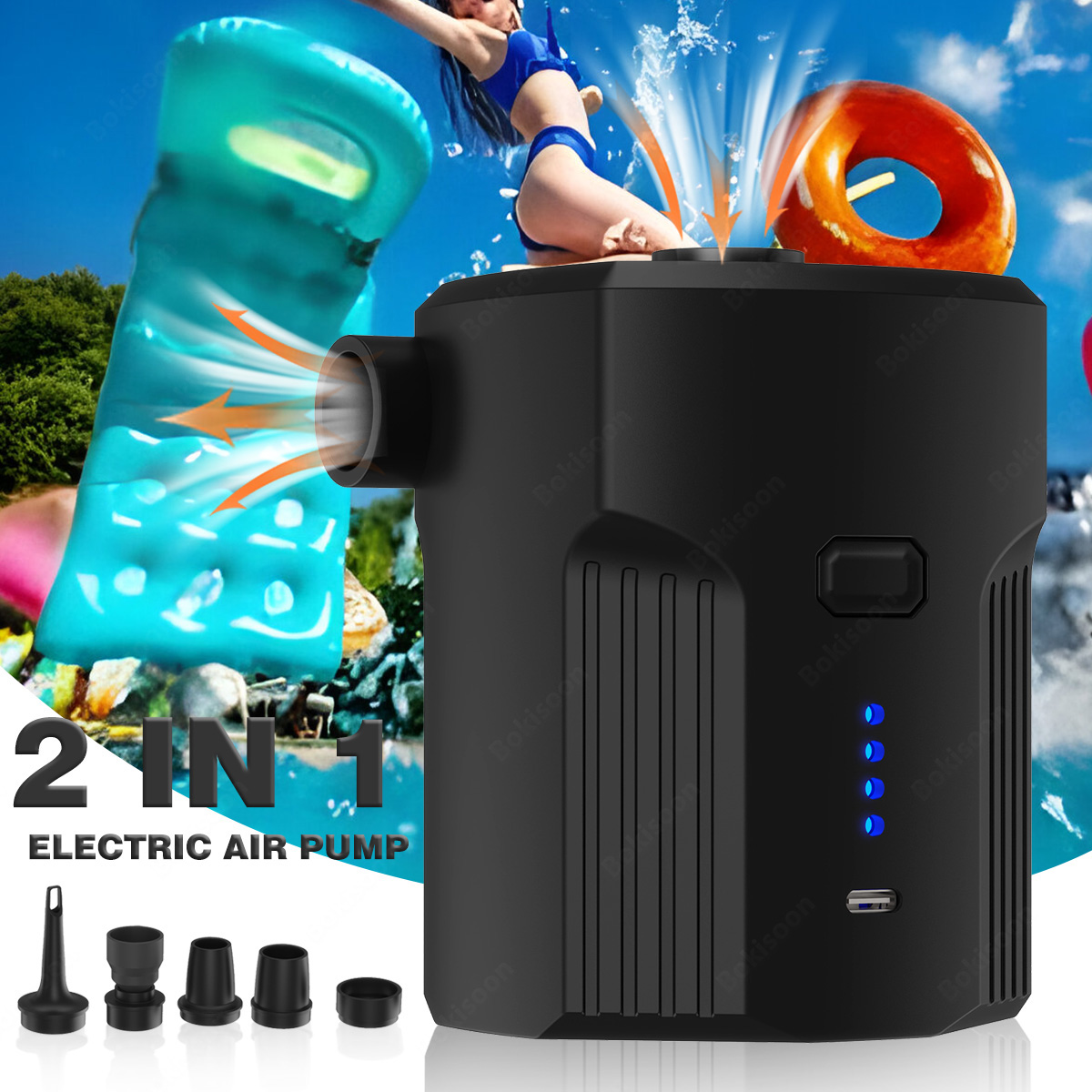 Portable Electric Air Pump for - огляд і ціна Outdoor Camping Mattress