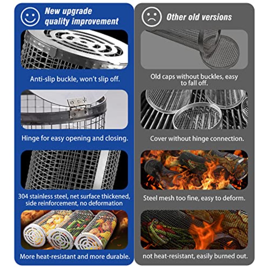 Outdoor Grilling Baskets Grill - огляд і ціна Camp Cooking Set